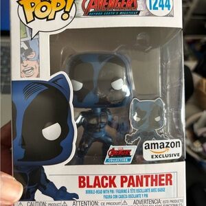 Funko Avengers Black Panther Blue and Black Figure